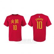 Camiseta Manga Corta Eric Gordon Houston Rockets Rojo Ciudad