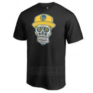 Camiseta Manga Corta Golden State Warriors Negro 2018 NBA Finals Champions3