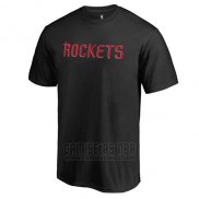 Camiseta Manga Corta Houston Rockets Negro3