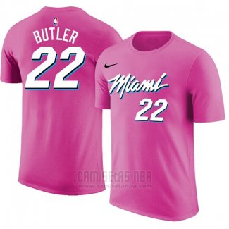 Camiseta Manga Corta Jimmy Butler Miami Heat Rosa