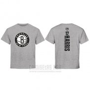 Camiseta Manga Corta Joe Harris Brooklyn Nets Gris