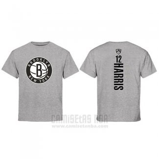 Camiseta Manga Corta Joe Harris Brooklyn Nets Gris