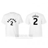 Camiseta Manga Corta Kawhi Leonard Toronto Raptors Blanco