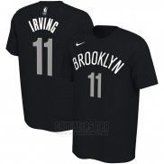 Camiseta Manga Corta Kyrie Irving Brooklyn Nets 2019-20 Negro