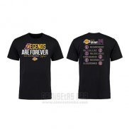 Camiseta Manga Corta Los Angeles Lakers Kobe Bayant Negro Legend Forever