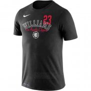 Camiseta Manga Corta Lou Williams Los Angeles Clippers Negro Player Performance