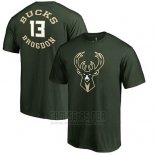 Camiseta Manga Corta Malcolm Brogdon Milwaukee Bucks Verde