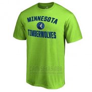 Camiseta Manga Corta Minnesota Timberwolves Verde