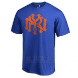 Camiseta Manga Corta New York Knicks Azul3