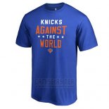 Camiseta Manga Corta New York Knicks Azul Against the USA