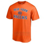 Camiseta Manga Corta New York Knicks Naranja
