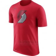 Camiseta Manga Corta Portland Trail Blazers Rojo
