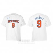 Camiseta Manga Corta R.j. Barrett New York Knicks Blanco