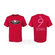 Camiseta Manga Corta Rajon Rondo New Orleans Pelicans Rojo Peppa Pig Cruzado