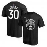 Camiseta Manga Corta Stephen Curry Golden State Warriors Negro3