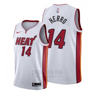 Camiseta Miami Heat Tyler Herro #14 Association 2019-20 Blanco