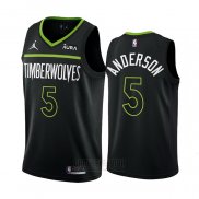 Camiseta Minnesota Timberwolves Kyle Anderson #5 Statement 2022-23 Negro