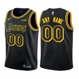 Camiseta Nino Los Angeles Lakers Personalizada 17-18 Negro