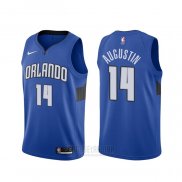 Camiseta Orlando Magic D.j. Augustin #14 Ciudad Edition Negro