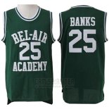 Camiseta Pelicula Bel-Air Academy Banks #25 Verde