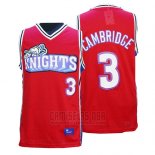 Camiseta Pelicula Knights Calvin Cambridge #3 Rojo