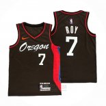 Camiseta Portland Trail Blazers Brandon Roy #7 Ciudad 2020-21 Marron