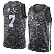 Camiseta San Antonio Spurs Chimezie Metu #7 Ciudad 2018 Gris