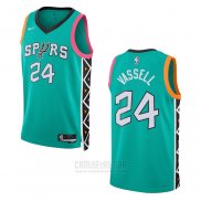 Camiseta San Antonio Spurs Devin Vassell #24 Ciudad 2022-23 Verde