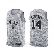 Camiseta San Antonio Spurs Drew Eubanks #14 Earned Camuflaje