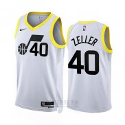 Camiseta Utah Jazz Cody Zeller #40 Association 2022-23 Blanco