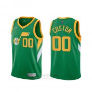 Camiseta Utah Jazz Personalizada Earned 2020-21 Verde