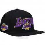 Gorra Los Angeles Lakers Pro Standard Wordmark Logo Snapback Negro