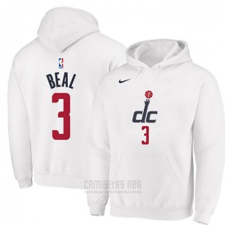 Sudaderas con Capucha Bradley Beal Washington Wizards Blanco 2019-20 Ciudad