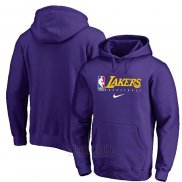 Sudaderas con Capucha Los Angeles Lakers 2019-20 Violeta