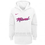 Sudaderas con Capucha Miami Heat Blanco