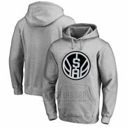 Sudaderas con Capucha San Antonio Spurs Gris3