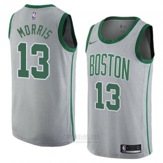 Camiseta Boston Celtics Marcus Morris #13 Ciudad 2018 Gris