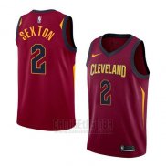 Camiseta Cleveland Cavaliers Collin Sexton #2 Icon 2017-18 Rojo