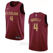 Camiseta Cleveland Cavaliers Evan Mobley #4 Icon 2022-23 Rojo