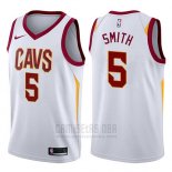 Camiseta Cleveland Cavaliers J.R. Smith #5 Association 2017-18 Blanco