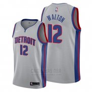 Camiseta Detroit Pistons Derrick Walton #12 Statement 2019-20 Gris
