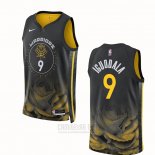 Camiseta Golden State Warriors Andre Iguodala #9 Ciudad 2022-23 Negro