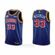 Camiseta Golden State Warriors James Wiseman #33 75th Anniversary Azul