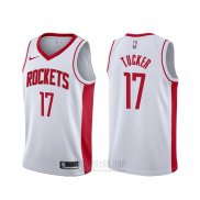 Camiseta Houston Rockets P.j. Tucker #17 Ciudad Edition Blanco
