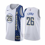 Camiseta Indiana Pacers Jeremy Lamb #26 Ciudad Blanco