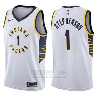 Camiseta Indiana Pacers Lance Stephenson #1 Association 2017-18 Blanco