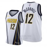 Camiseta Indiana Pacers T.j. Mcconnell #12 Ciudad Gris