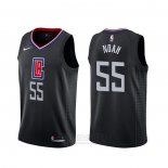 Camiseta Los Angeles Clippers Joakim Noah #55 Statement Negro