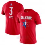 Camiseta Manga Corta All Star 2020 Los Angeles Lakers Anthony Davis Rojo