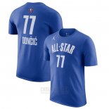 Camiseta Manga Corta All Star 2023 Luka Doncic Azul